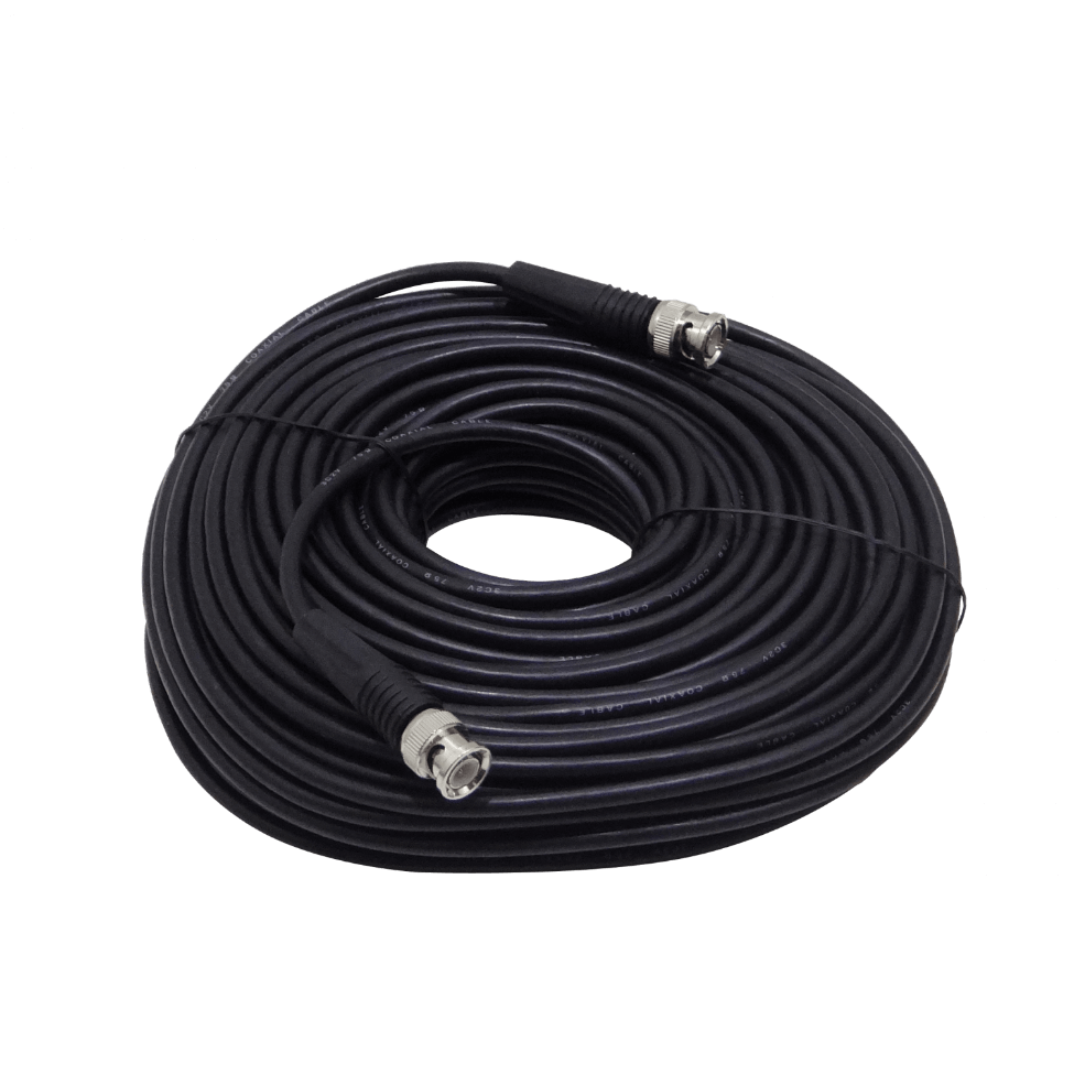 Cable RG59 Coaxial BNC-M a BNC-M, 30m Negro, para CCTV 2