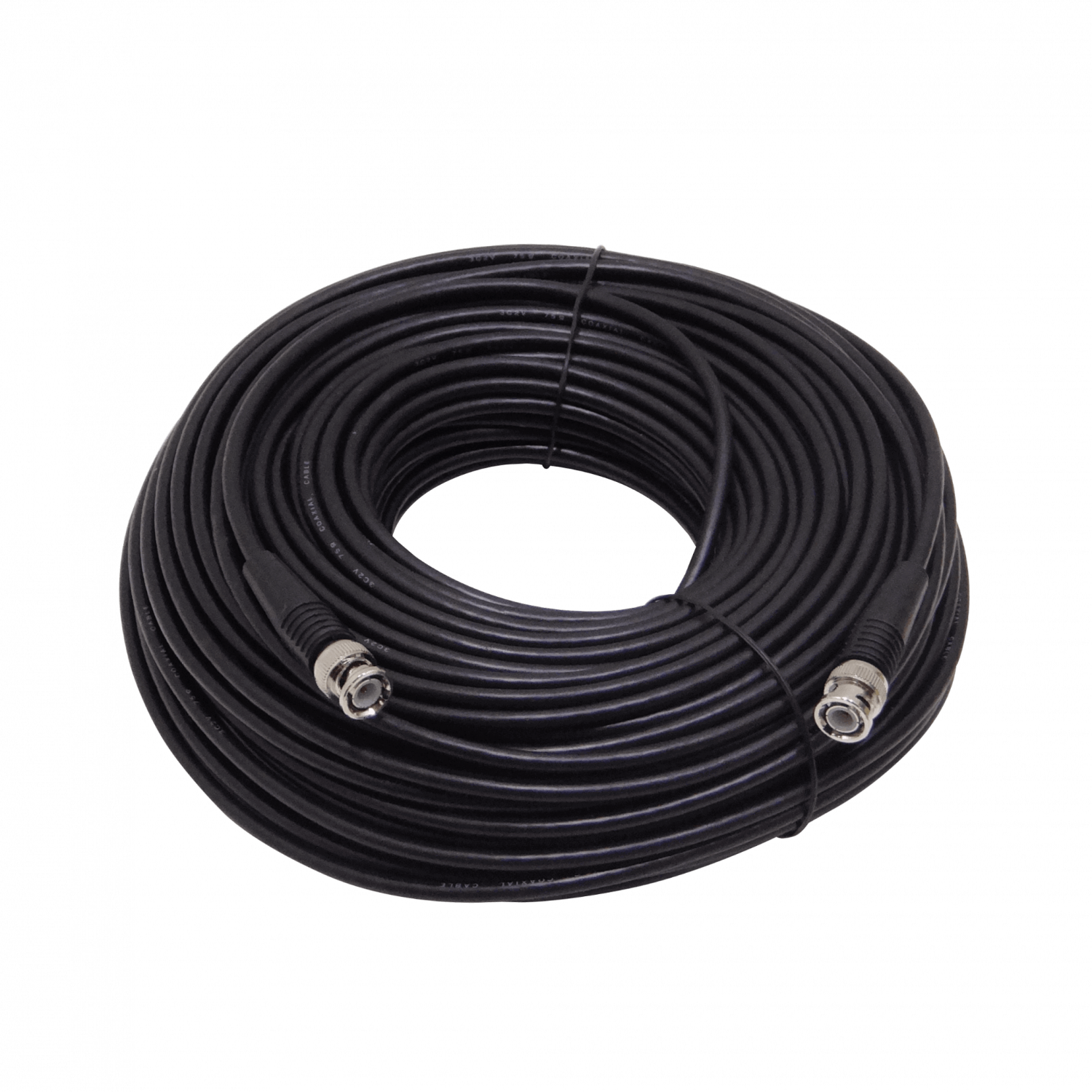 Cable RG59 Coaxial BNC-M a BNC-M, 50m Negro, para CCTV 2