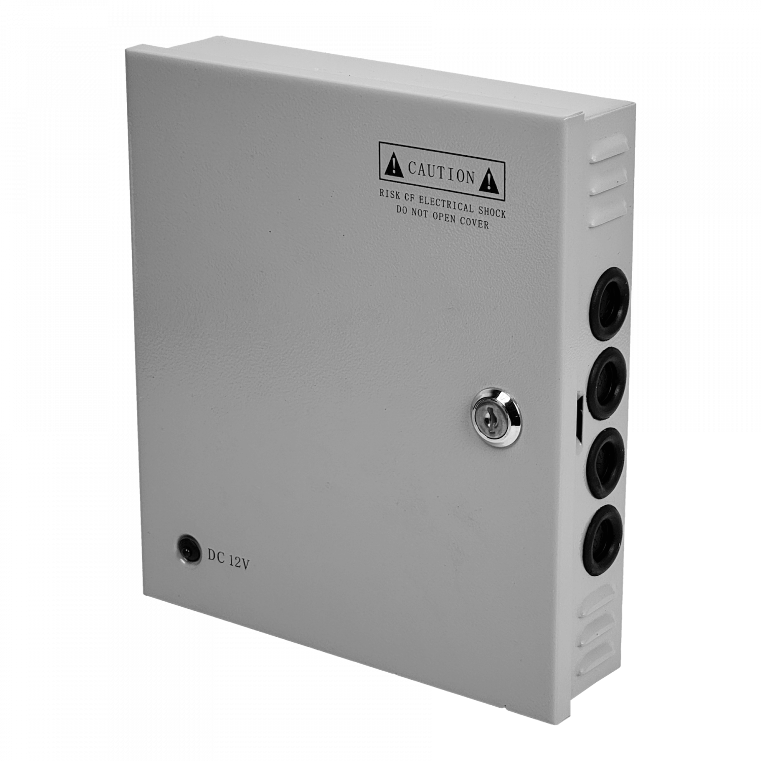 120W 12VDC 10A 9-Salida Gabinete-llave Piloto 100-240VAC Fuente Poder 7