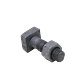 1/2 x 1 1/2 Perno Cuadrado-20mm Tuerca Hexagonal-19mm-3/4 0,5x1,5pulg - Miniatura 2