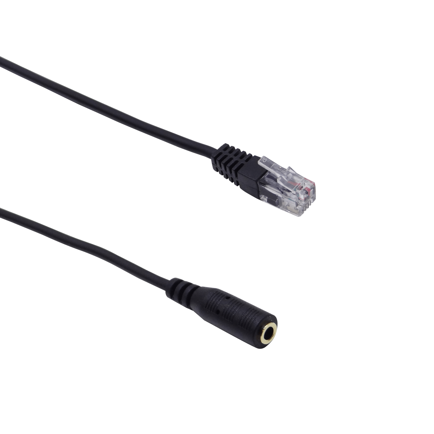 RJ9-Macho a 3,5mm-Hembra Cable 21cm para Auricular en Telefono IP 3.5 2