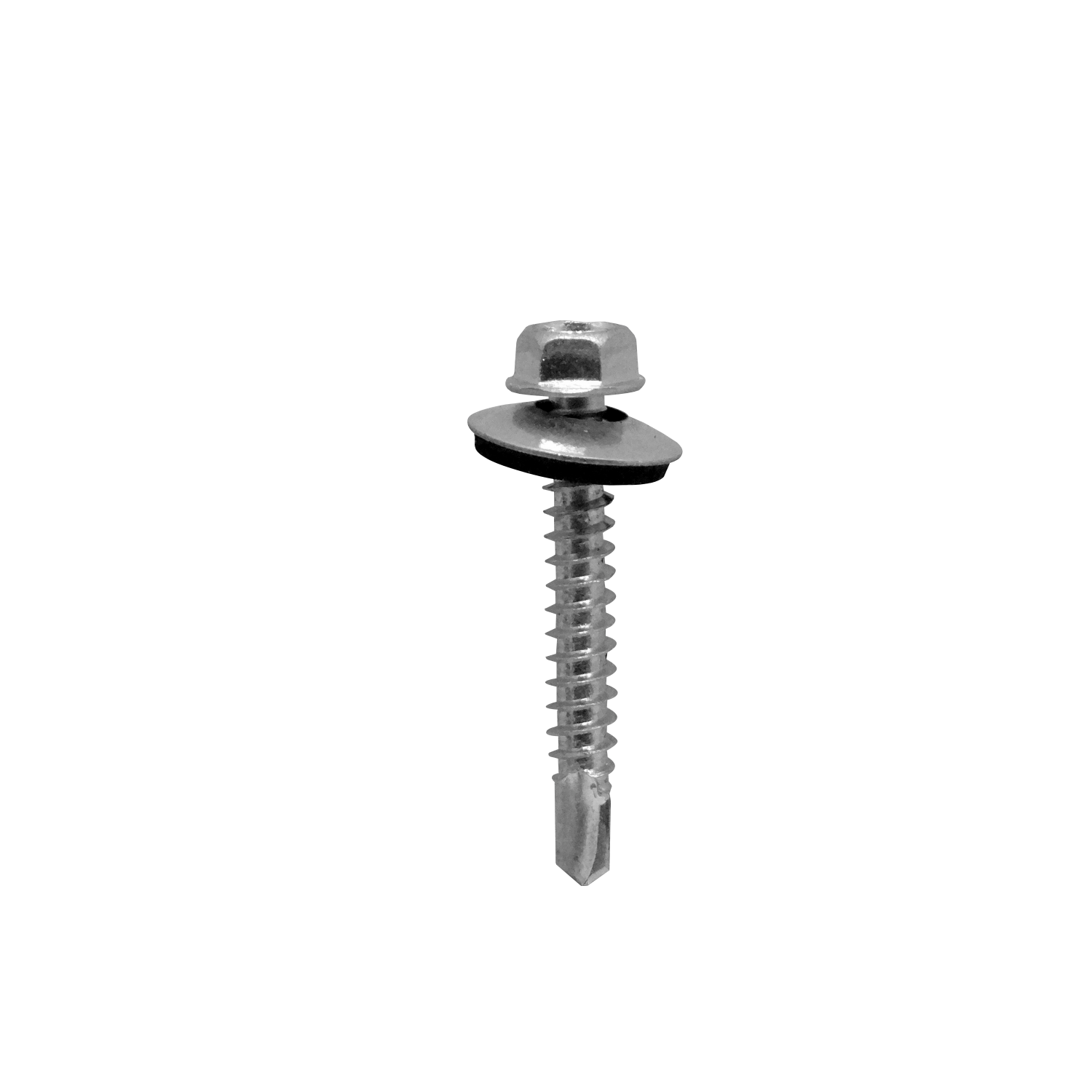 BA12-15. Hexagonal-8mm 50u. 12x1 1/2 Largo-38mm Zn Tornillo Autoperforante 1,5p 1