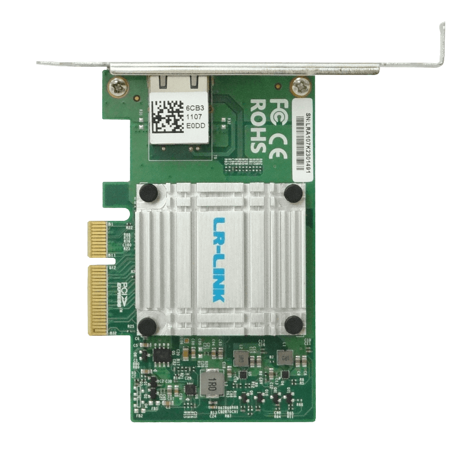 Tarjeta de Red PCIe x4 LR-LINK LREC6880BT - Puerto Único 10G Ethernet, Aquantia AQC107 3