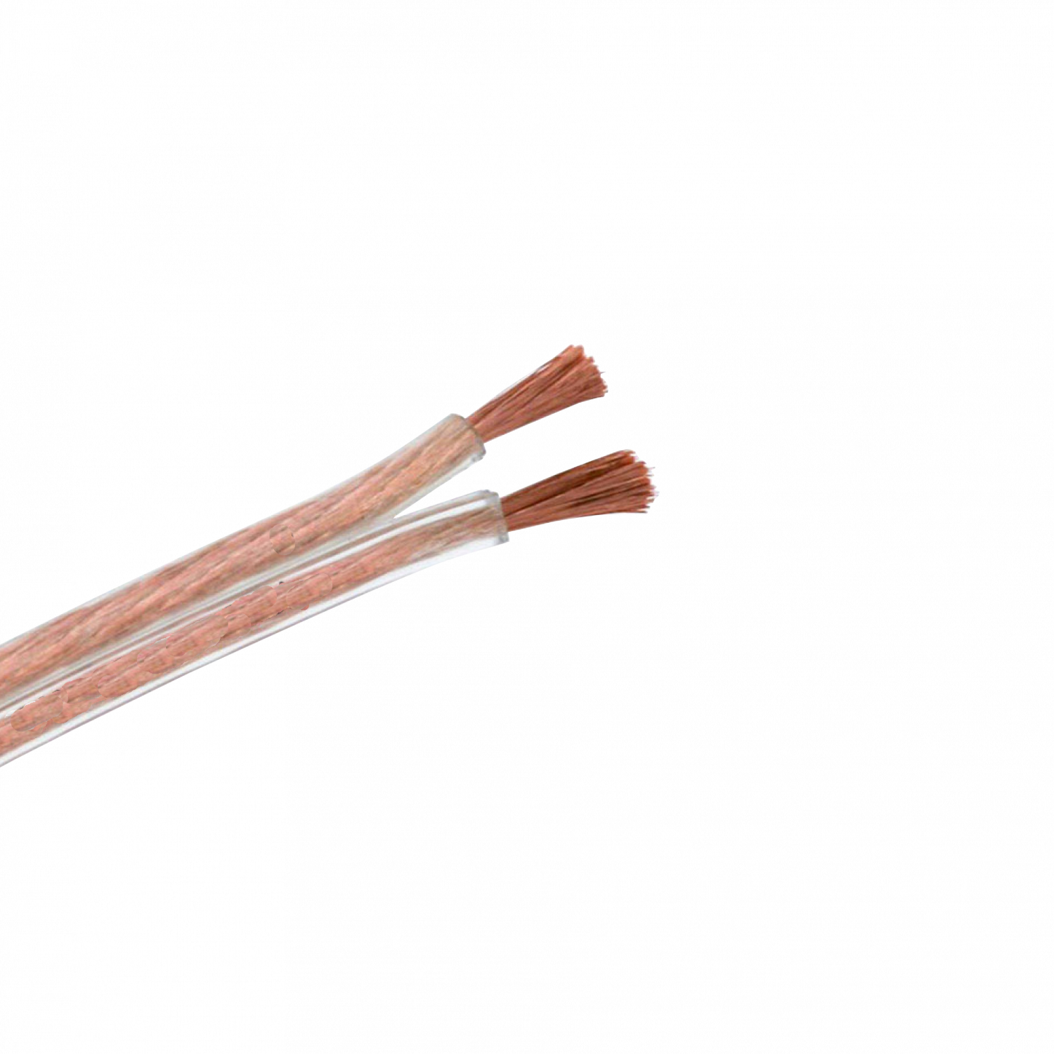 Cable Paralelo Transparente 2x24AWG Cobre 2x0,2mm² Multifilar 100m 2