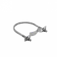 Galvanizado para Poste Redondo Clamp KTL0180 143-180 mm con Tuercas de 23 mm - Miniatura 1