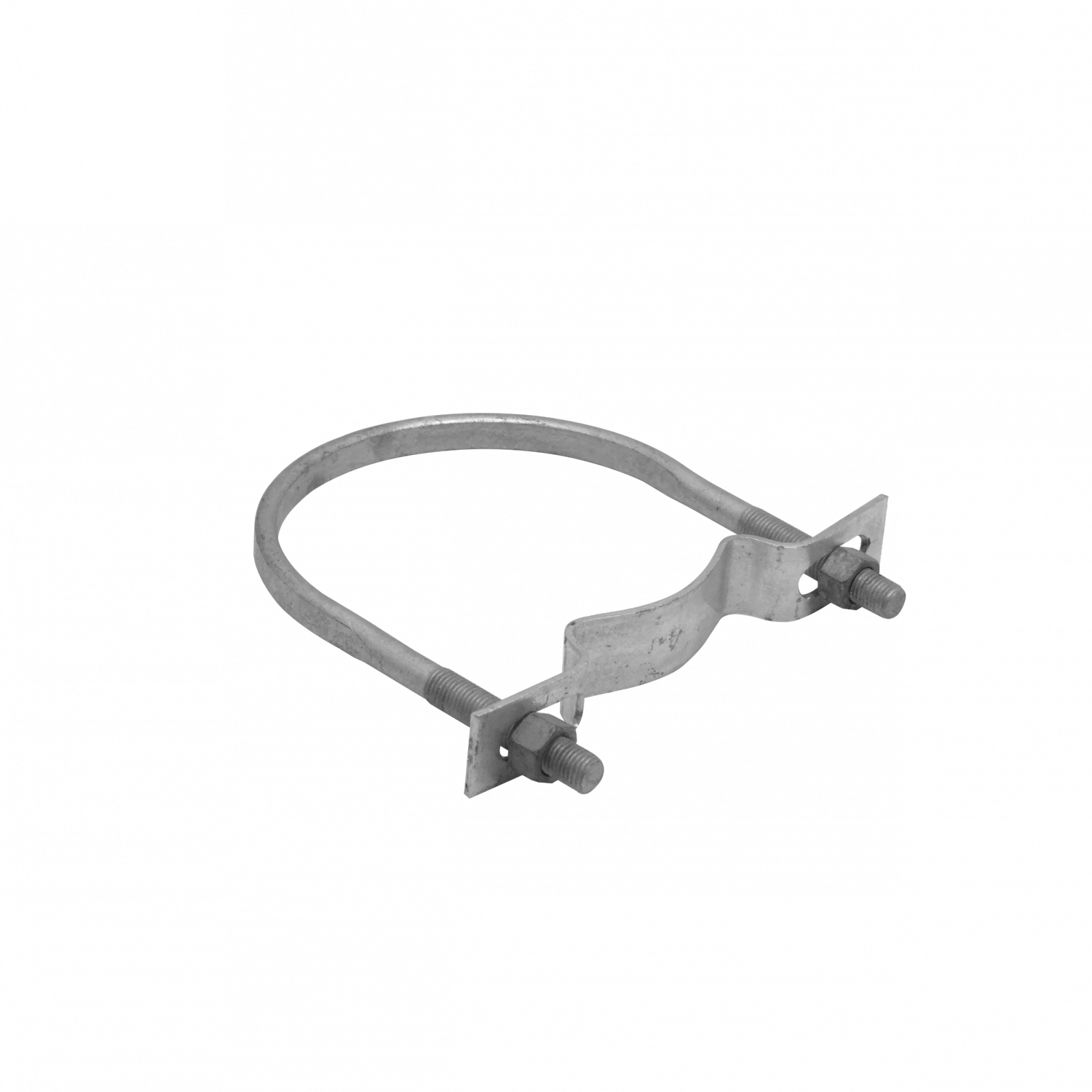 Galvanizado para Poste Redondo Clamp KTL0180 143-180 mm con Tuercas de 23 mm 1