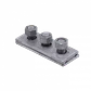 Brida Sujecion 3 Pernos 5/8T/VTRC 125x46x6x15mm para Postacion - Miniatura 2