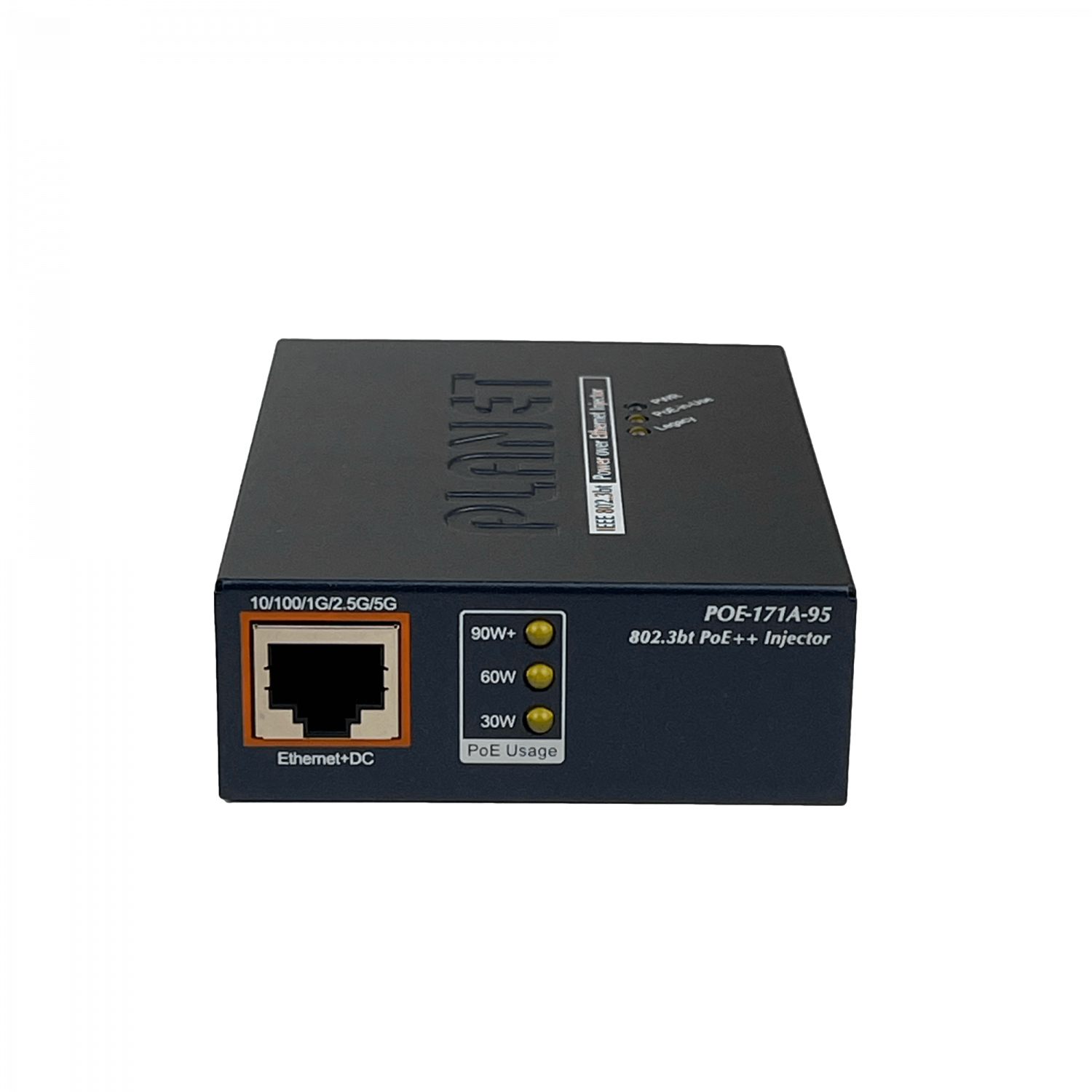Inyector PoE Planet POE-171A-95, 95W, Soporte 802.3bt, 54V Conectividad Gigabit  3