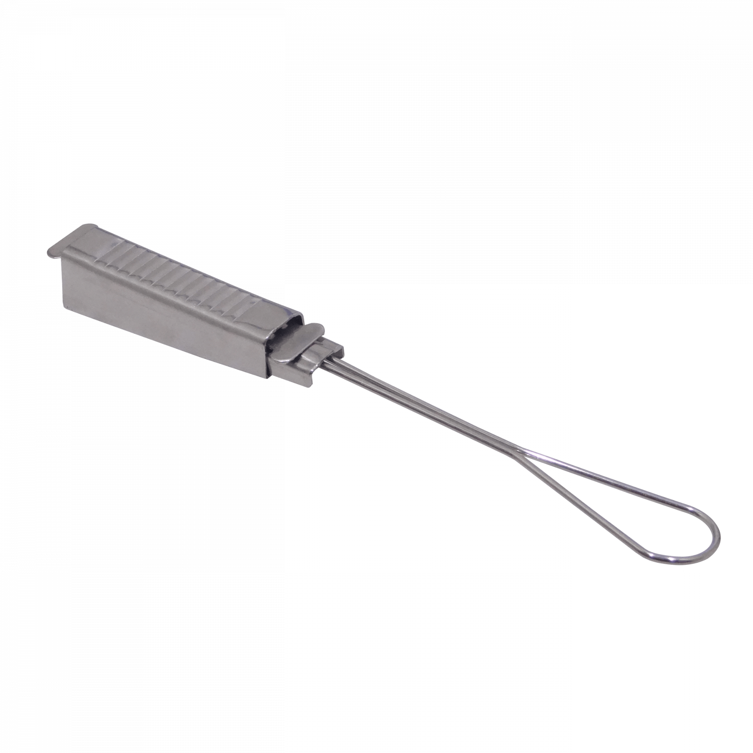 Sujecion 20cm p/cable Drop Fibra Optica en Postacion 17x18mm 3-piezas 1