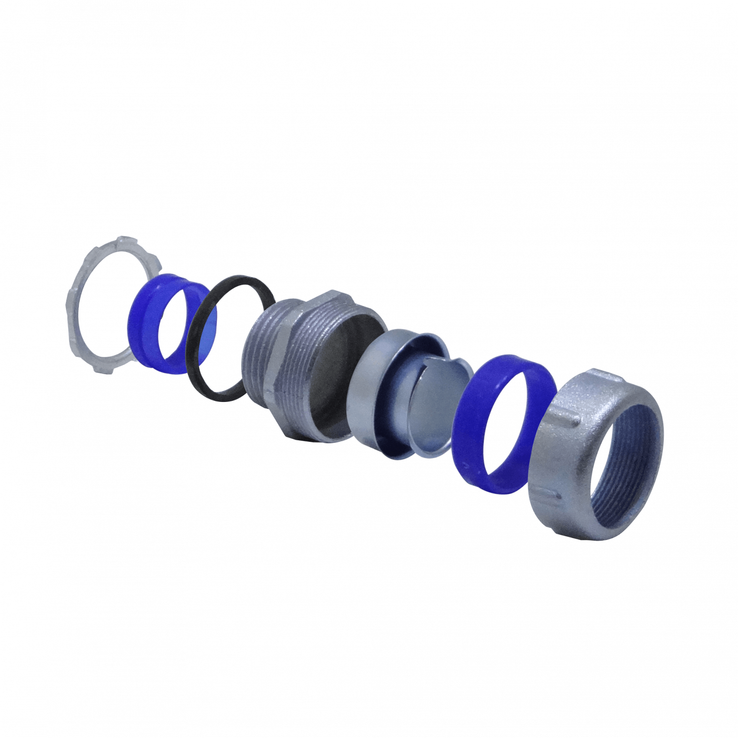 Metalico 1-Pulg Prensa Estopa para Flexible Aislacion IP65 2