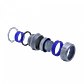 Metalico 1-Pulg Prensa Estopa para Flexible Aislacion IP65 - Miniatura 2