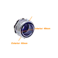 Metalico 1-1/2-Pulg Prensa Estopa para Flexible Aislacion IP65 - Miniatura 1