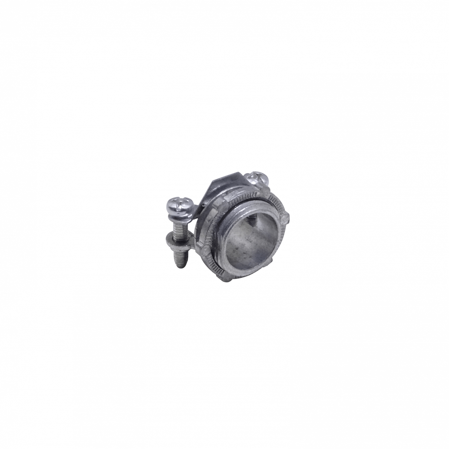 Metalico 1/2-Pulg Union Tipo Clamp Romex para Conduit Flexible c/Hilo 1