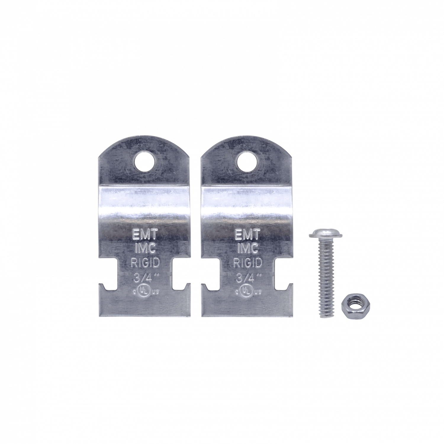 3/4-Pulg 25mm Fijacion a Perfil Strut p/Conduit Rigido Metal 32x62mm 1