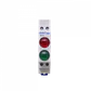 CHINT Verde/Rojo Luz Piloto LED 230VAC 20mA 4-pin para Riel Din - Miniatura 1
