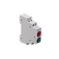 CHINT Verde/Rojo Luz Piloto LED 230VAC 20mA 4-pin para Riel Din - Miniatura 2