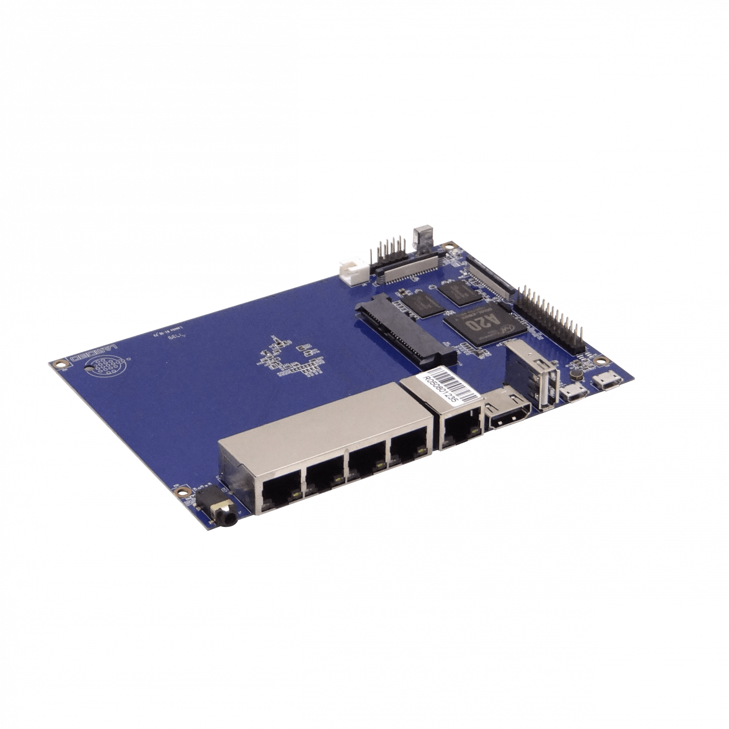 BANANAPI 1GHz-Dual 5-1000 1GB 2-USB SD/SATA CSI HDMI 3,5mm Mic 15x10cm 4