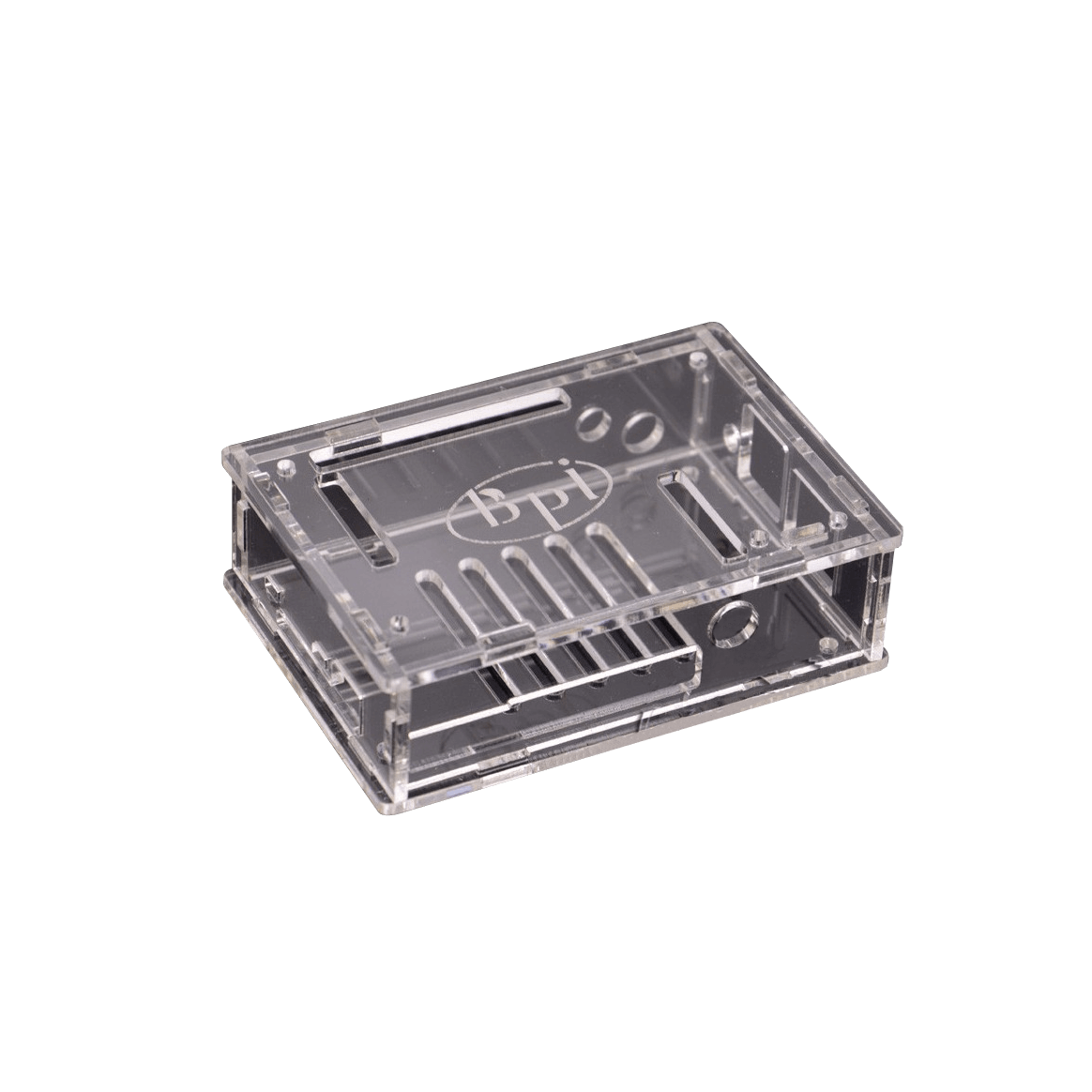Caja Acrílica BPI-M1+CA Transparente, Armable, Compatible con Banana Pi M1+ 2