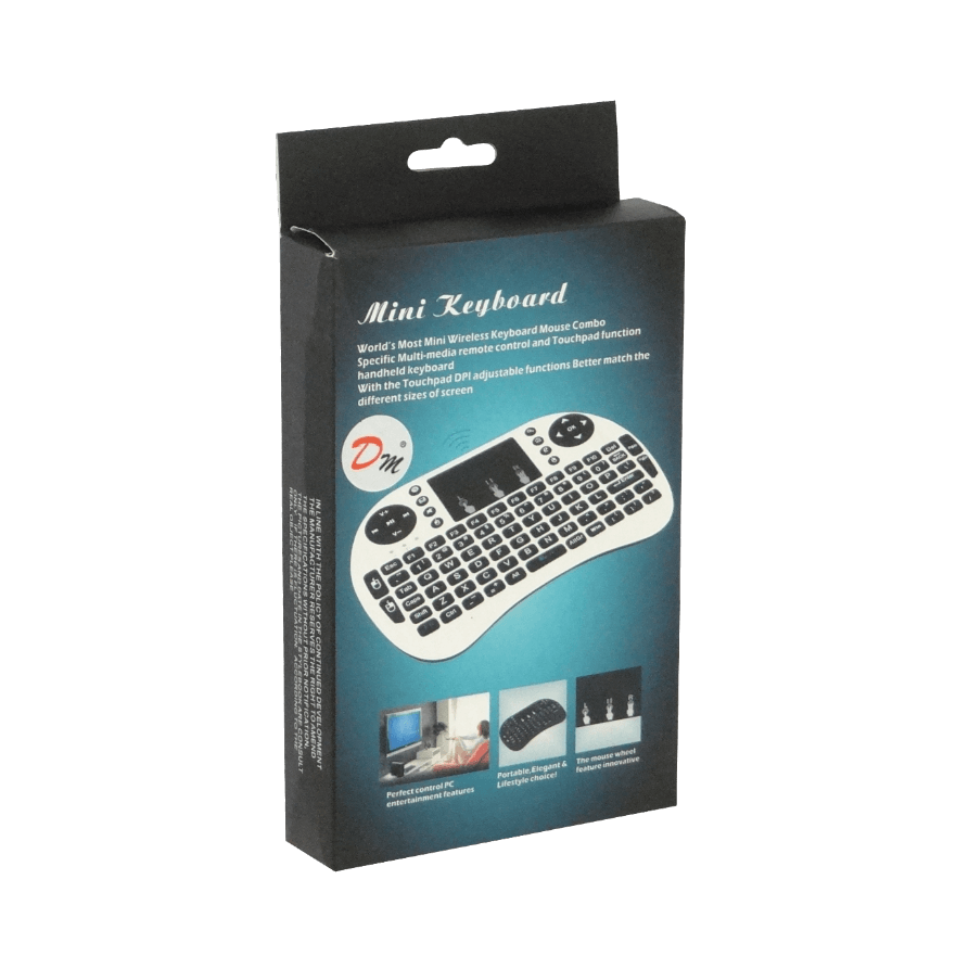 Mini Teclado Inalámbrico 2.4GHz con Touchpad - USB, Portátil, BL-5C (Requiere 2 pilas AAA) 5