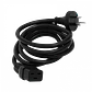 I-Macho C19-Hembra Cable Poder Negro 1,8mt Type-I=Argentina/Australia - Miniatura 1