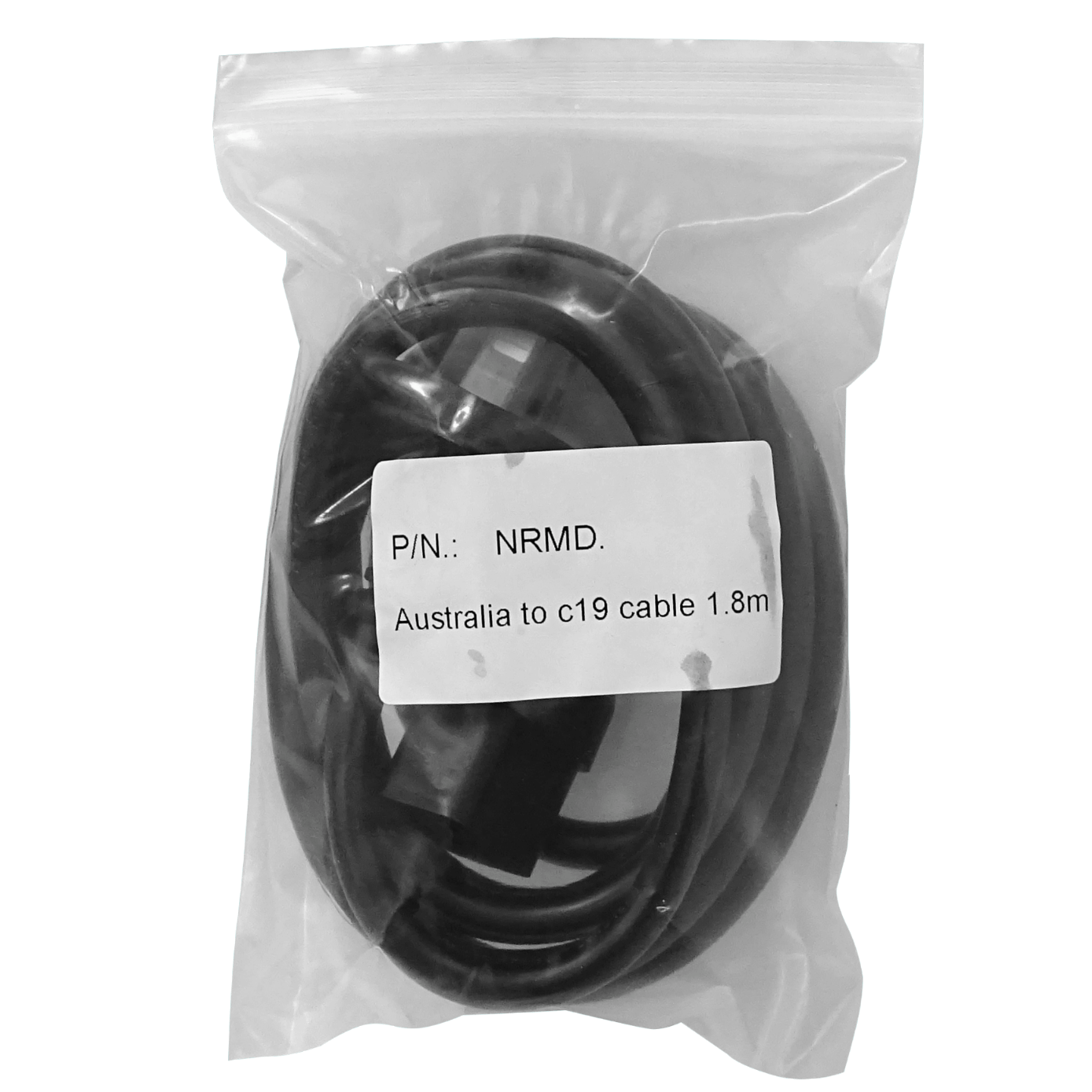 I-Macho C19-Hembra Cable Poder Negro 1,8mt Type-I=Argentina/Australia 2