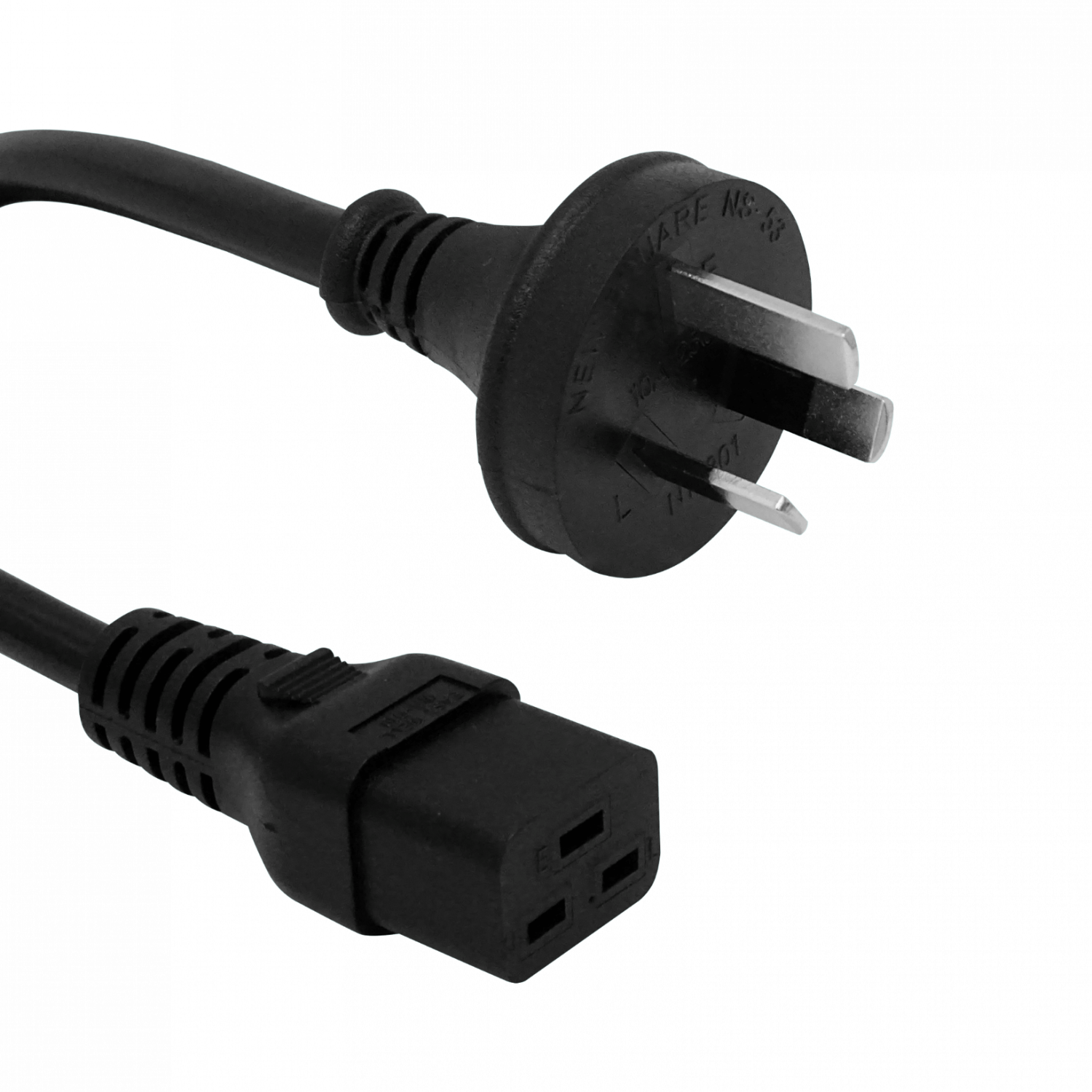I-Macho C19-Hembra Cable Poder Negro 1,8mt Type-I=Argentina/Australia 3