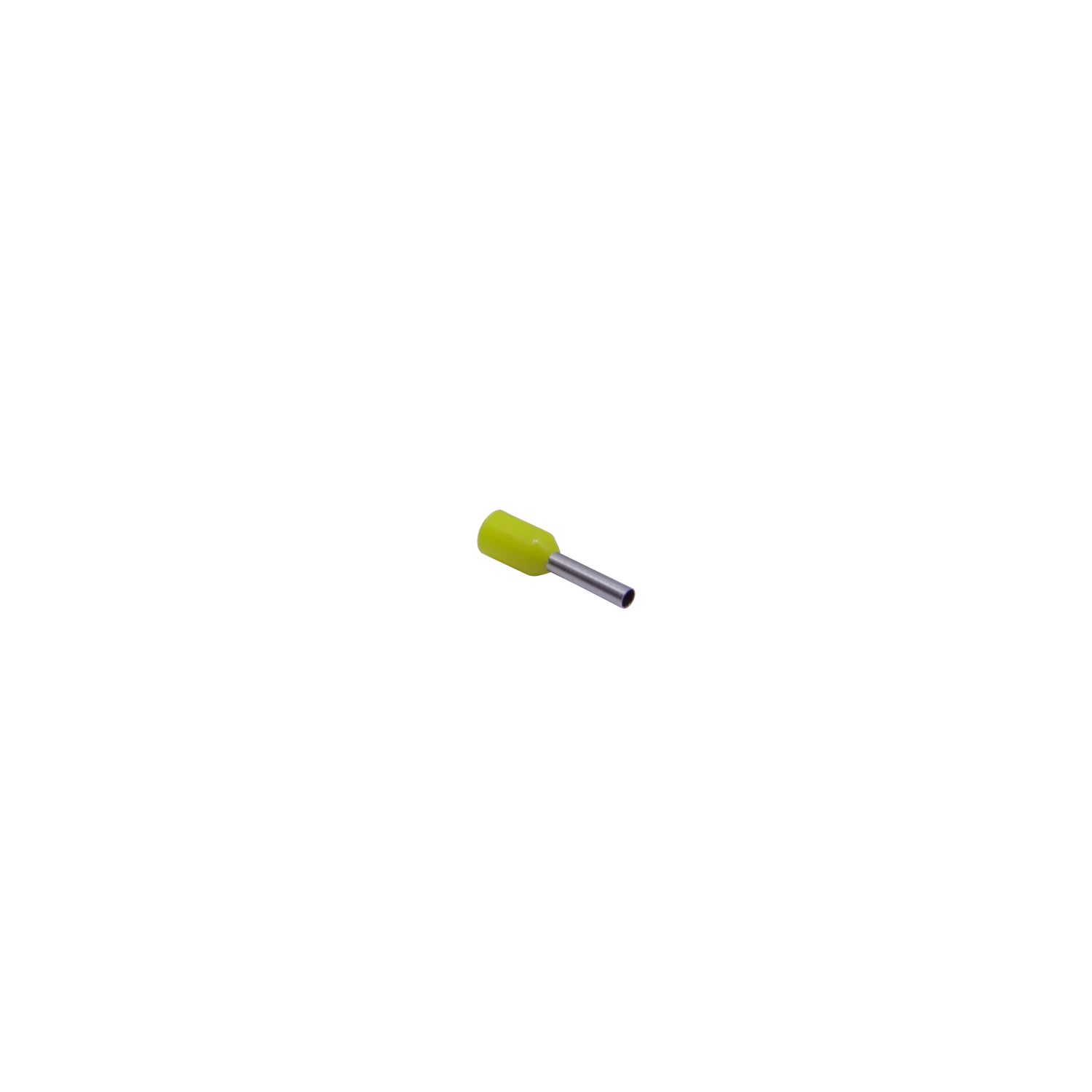 Amarillo 1,0mm2 8/15mm 100-unid AWG18 Ferrules Terminal Aislado Crimp 1