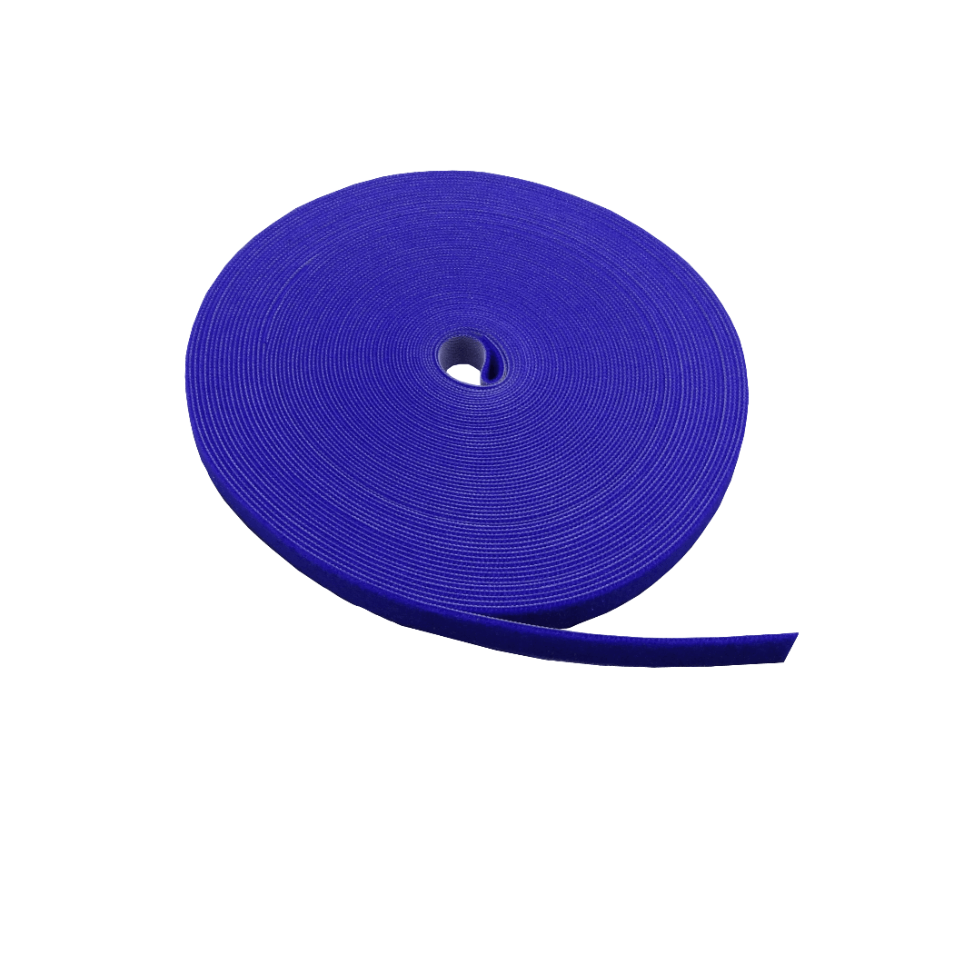Azul Amarra Velcro Clasica Doble Faz 25mt 20mm 1