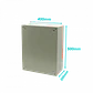 Caja metalica Tibox ST4-520 500x400x200mm 1 chapa IP66 beige - Miniatura 4