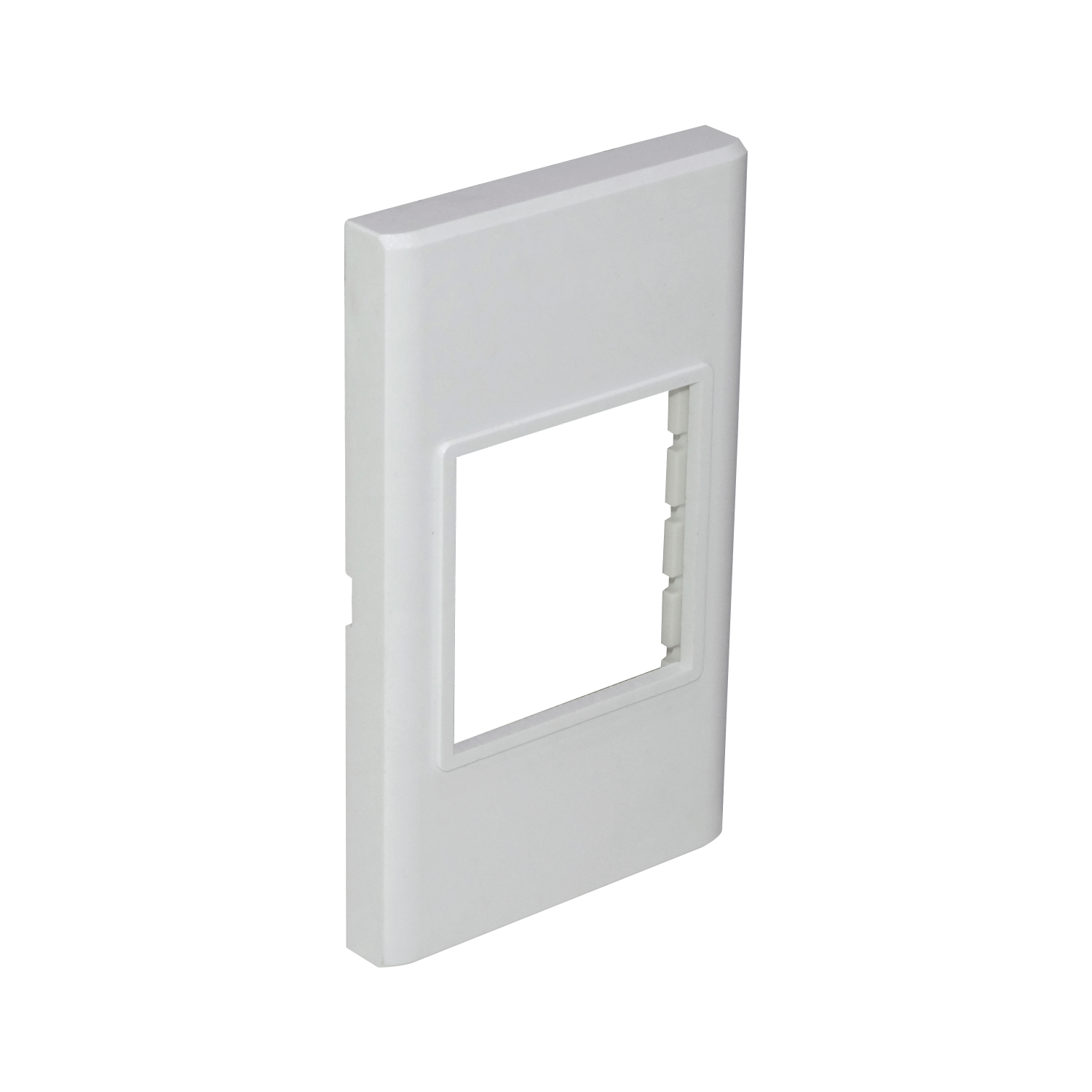 Faceplate Multimedia de 2 Espacios, Placa Mural Blanca, 120x70mm, LY-116 1