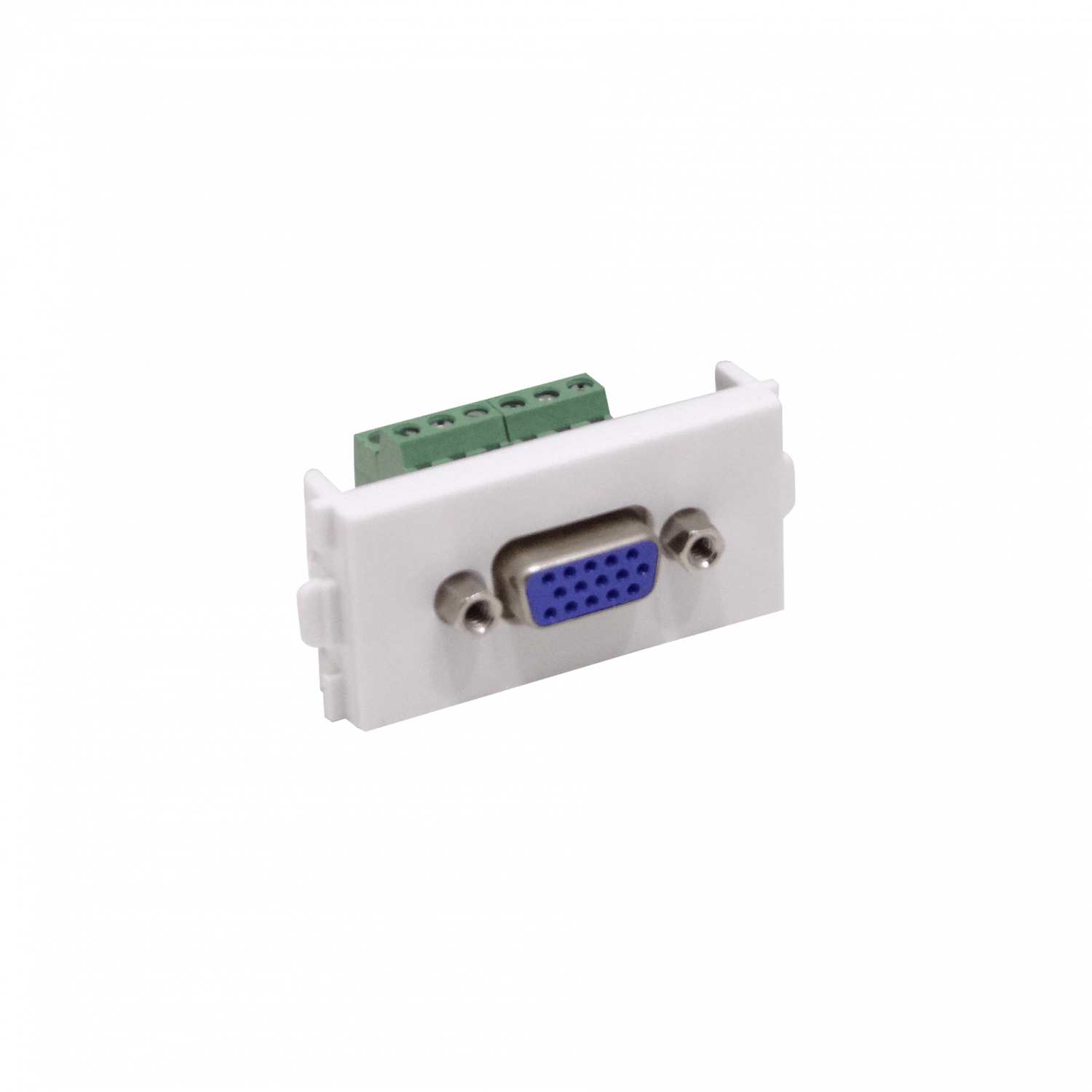 Modulo VGA DB15-Hembra-Regleta-10p DE-15/HH HD15-3-Filas p/FQ1-FQ2-FQ3 1