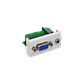 Modulo VGA DB15 3,5mm-HH Hembra-Regleta-10p+3p DE-15/HH p/FQ1-FQ2-FQ3 - Miniatura 1