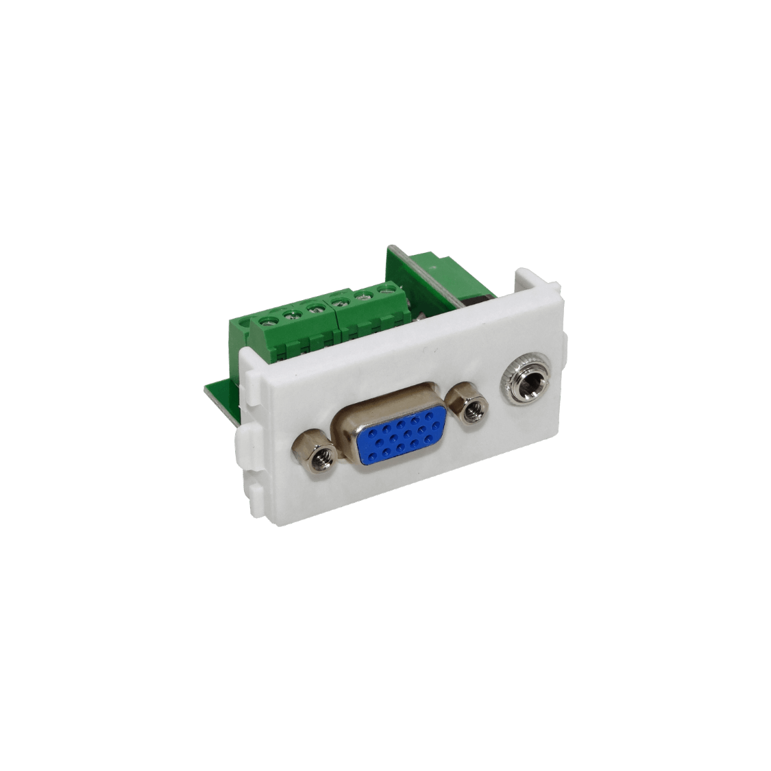 Modulo VGA DB15 3,5mm-HH Hembra-Regleta-10p+3p DE-15/HH p/FQ1-FQ2-FQ3 1