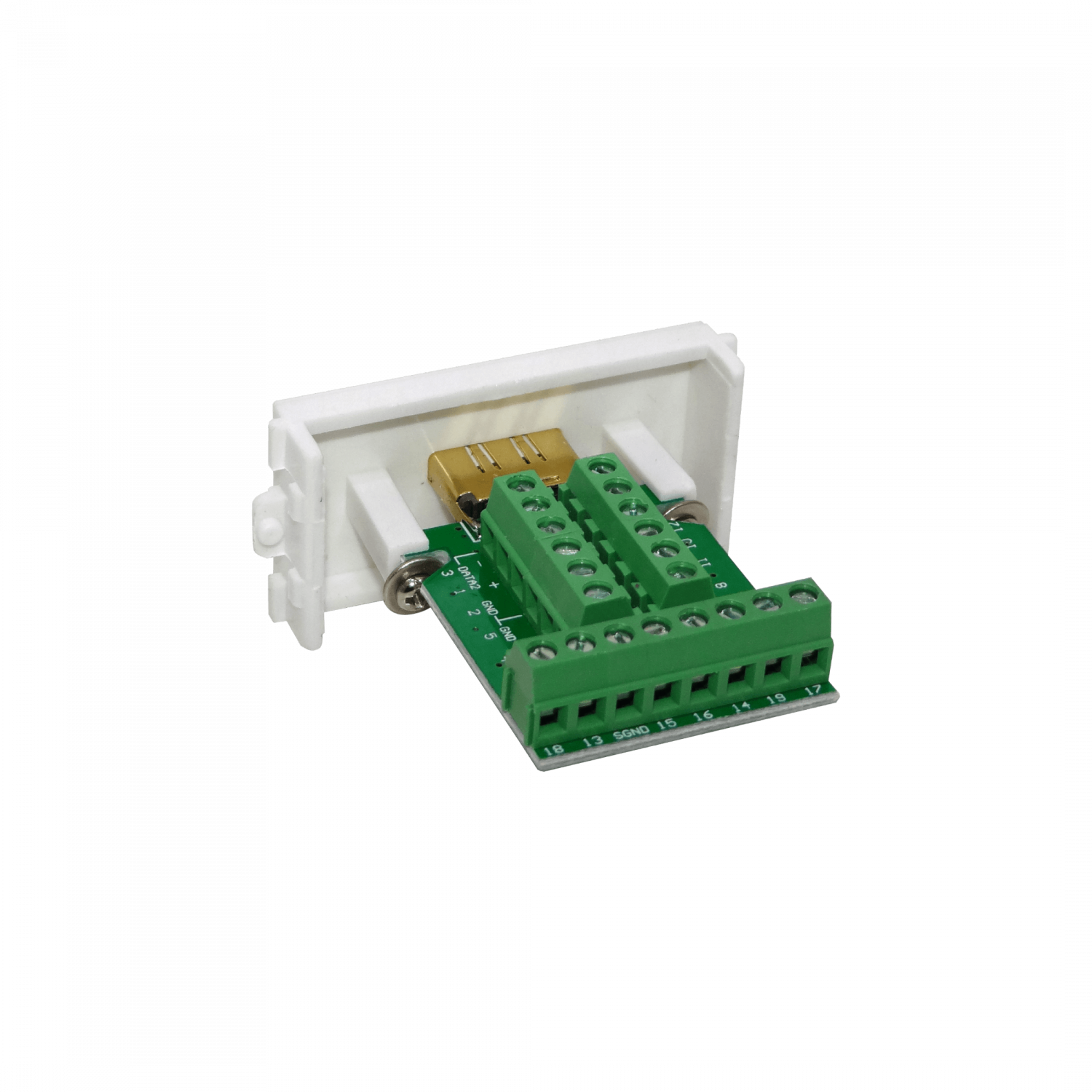Modulo 1-HDMI Hembra-Regleta-20p para Placa Multimedia FQ1-FQ2-FQ3 2