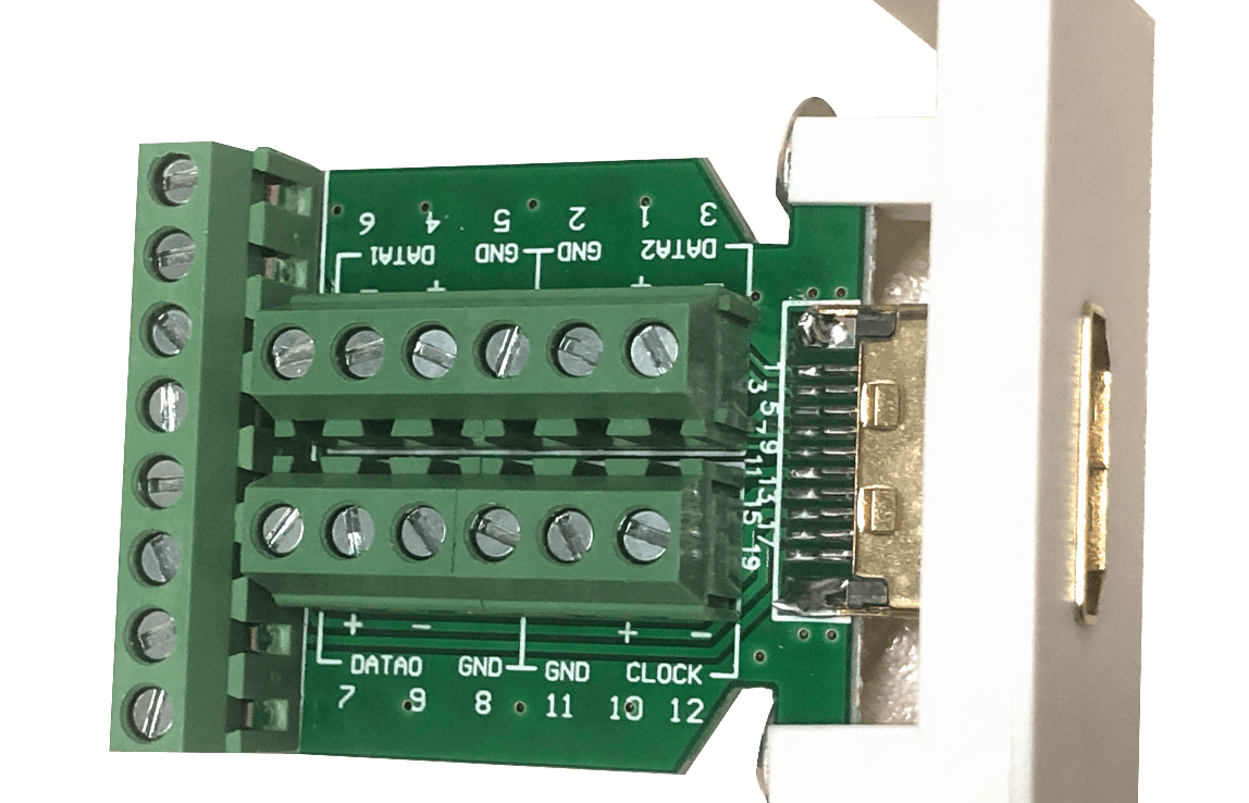 Modulo 1-HDMI Hembra-Regleta-20p para Placa Multimedia FQ1-FQ2-FQ3 3
