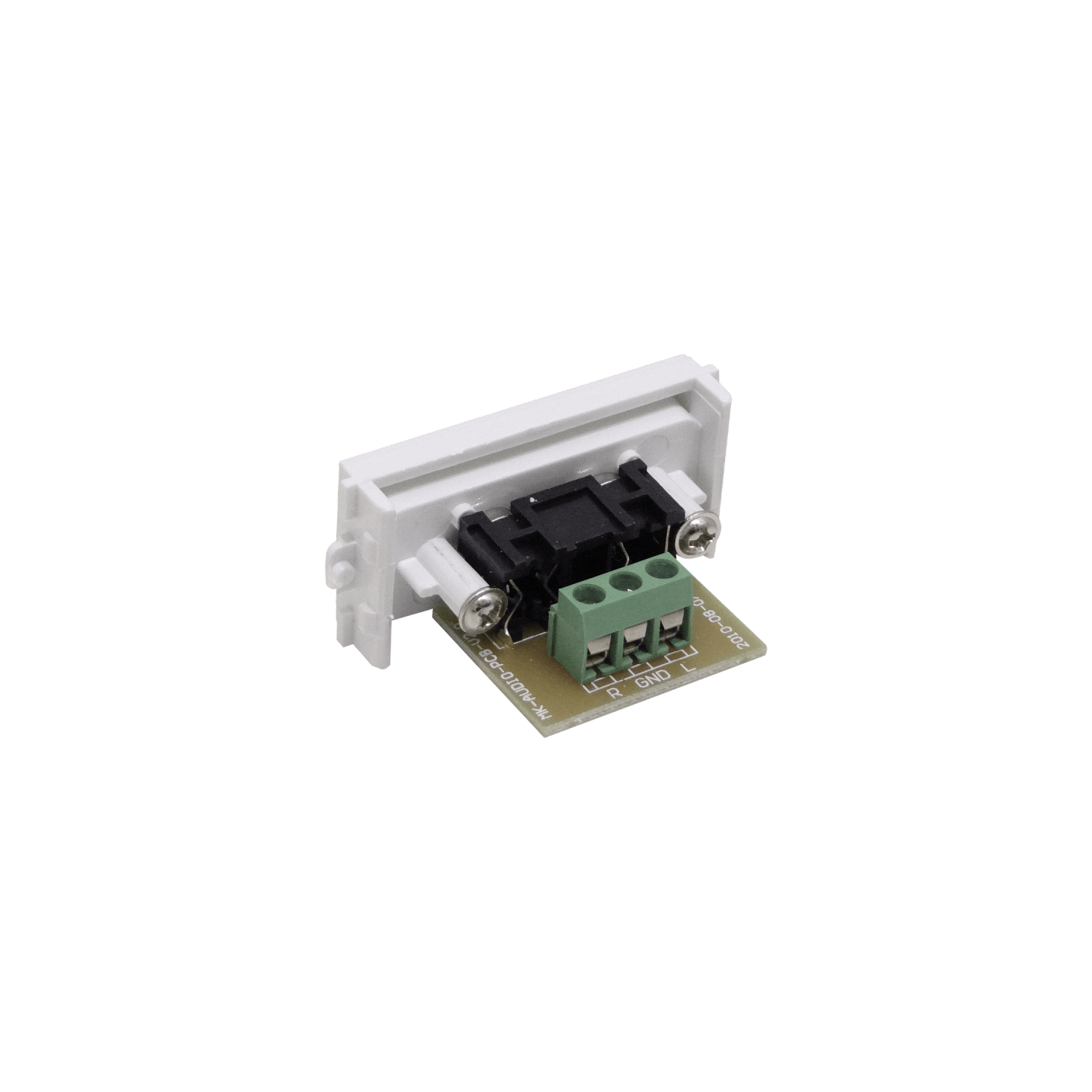 Modulo 2-RCA-Hembra Regleta-3p para Placa Multimedia FQ1-FQ2-FQ3 1