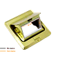 Caja de Piso RST-6P 6-RJ45 Hembra Abatible Metálica 100x100x55mm con Tapa 120x120mm - Miniatura 2