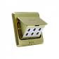 Caja de Piso RST-6P 6-RJ45 Hembra Abatible Metálica 100x100x55mm con Tapa 120x120mm - Miniatura 5