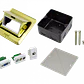 Caja de Piso RST-M3P RJ45 + VGA + 3 RCA Abatible Metálica 103x99x55mm con Tapa 118x120mm - Miniatura 3