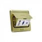 Caja de Piso RST-M3P RJ45 + VGA + 3 RCA Abatible Metálica 103x99x55mm con Tapa 118x120mm - Miniatura 4