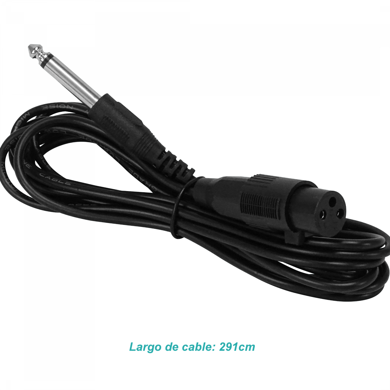 Microfono Direccional Mono 90Hz-13kHz Cable-300mm XLR3 3,5mm 6,35mm 1