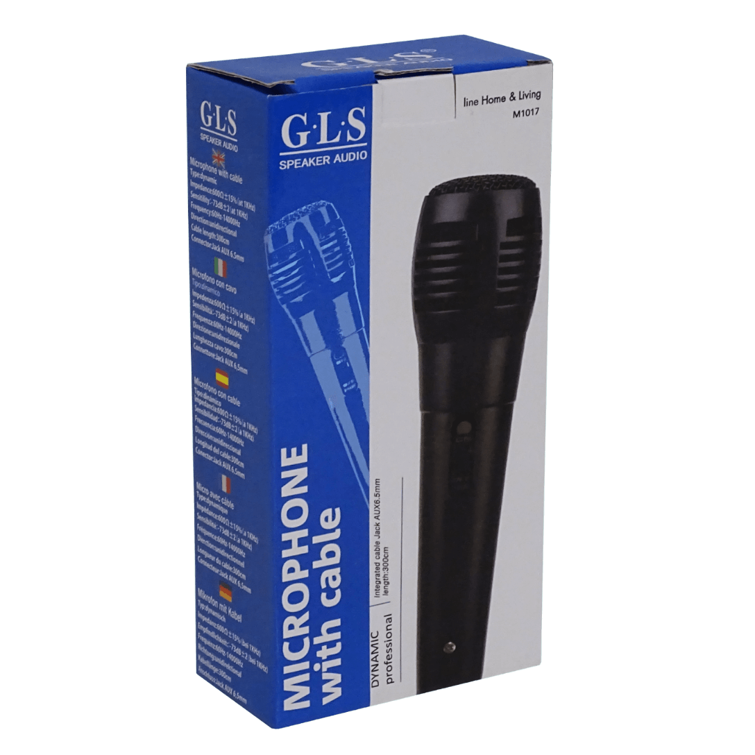 Microfono Direccional Mono 90Hz-13kHz Cable-300mm XLR3 3,5mm 6,35mm 5