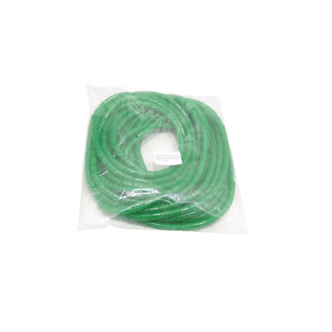 PE Verde 12mt 12/15/0,85mm Espiral Atrapa Cable Ordenador 2