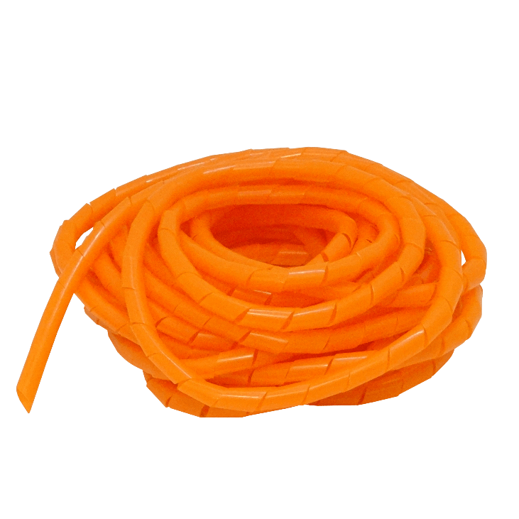 PE Naranjo 12mt 12/15/0,85mm Espiral Atrapa Cable Ordenador 3