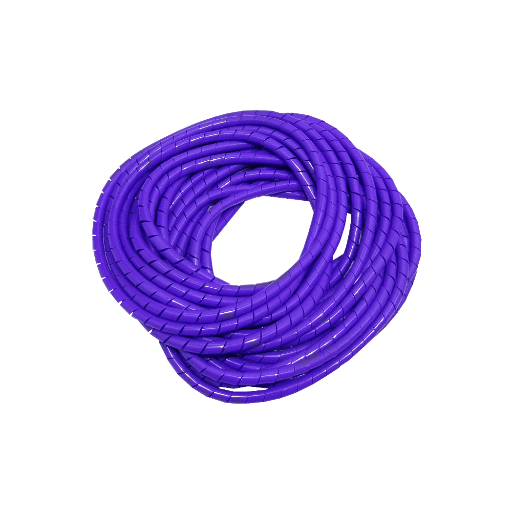 PE Morado 12mt 12/15/0,85mm Espiral Atrapa Cable Ordenador 3
