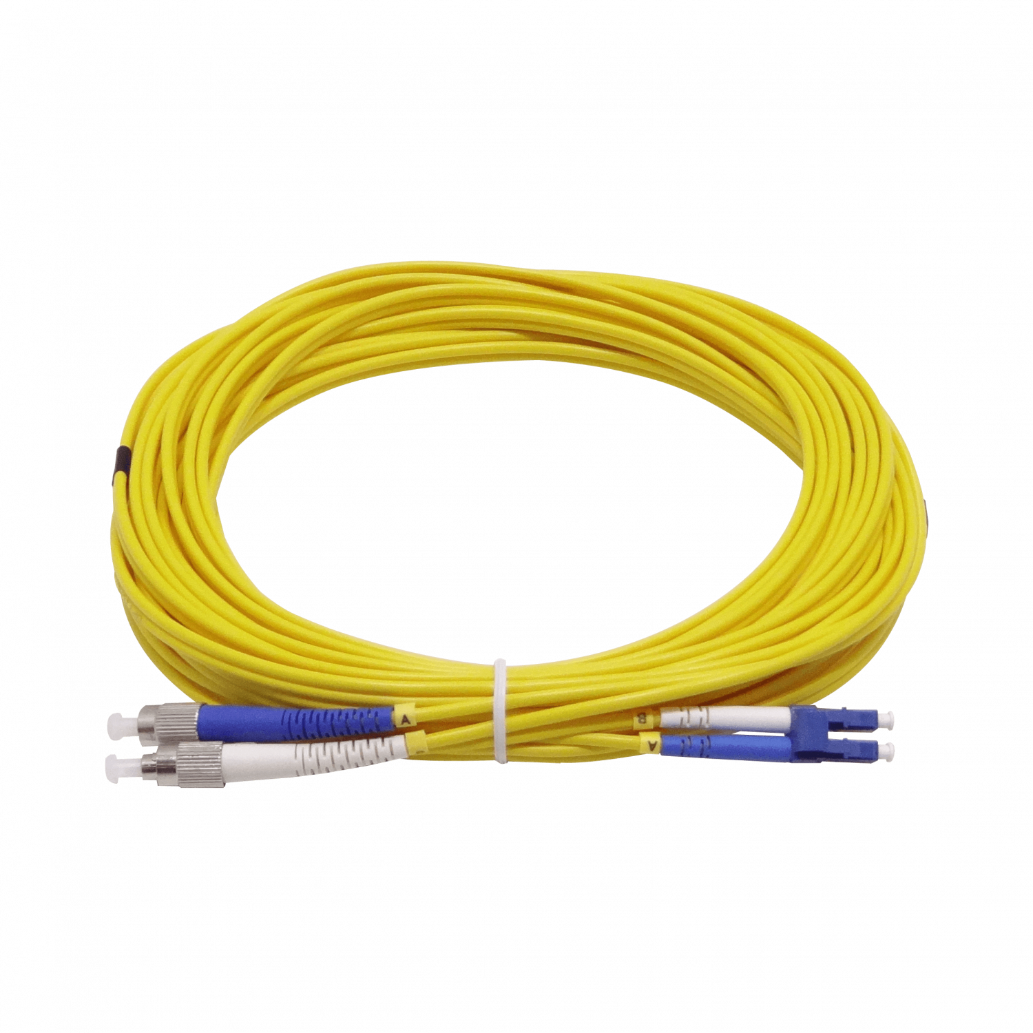 10mt LC-FC MonoModo SM Duplex Jumper Cable Fibra 9/125um LSZH 3