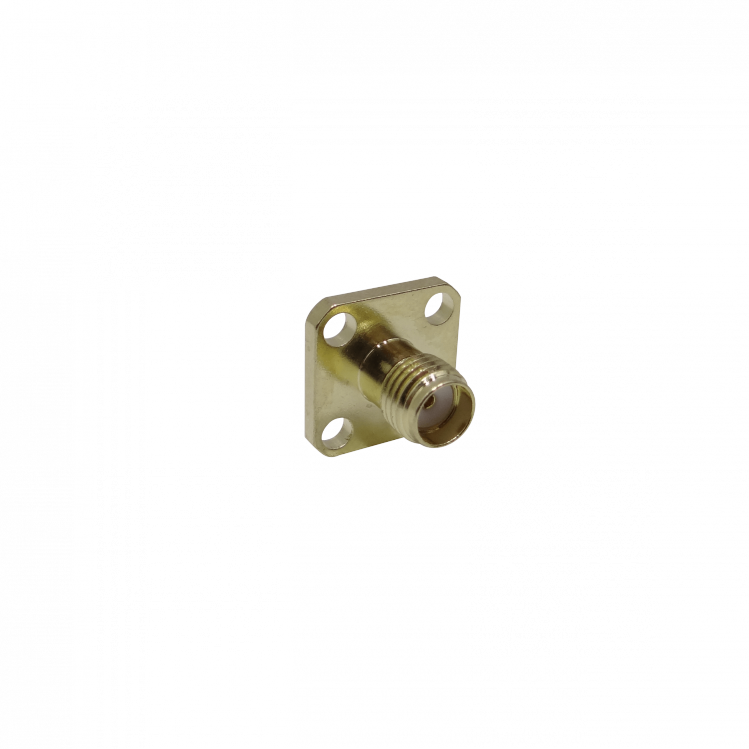 Conector SMA Hembra Chasis 4 Perforaciones Panel Soldable SHC4 2