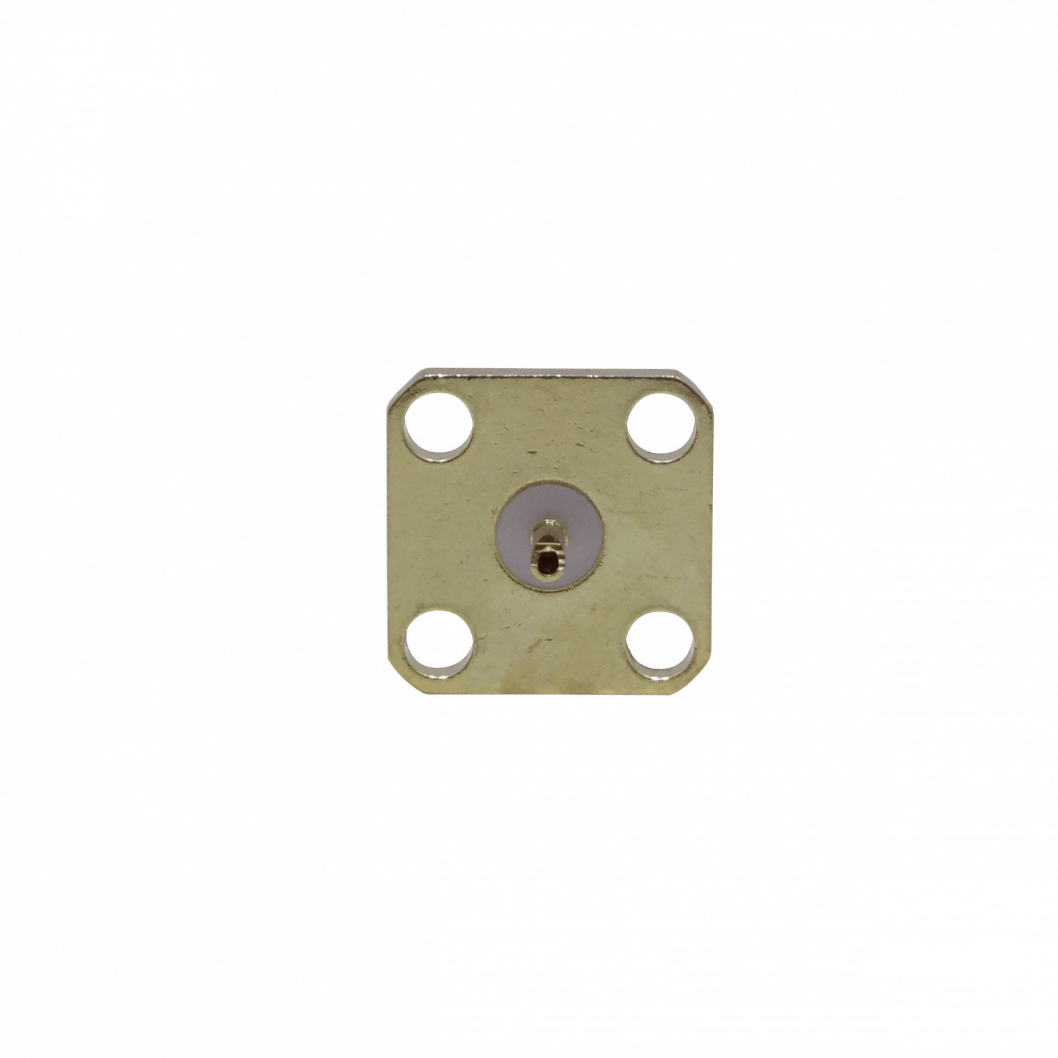 Conector SMA Hembra Chasis 4 Perforaciones Panel Soldable SHC4 4
