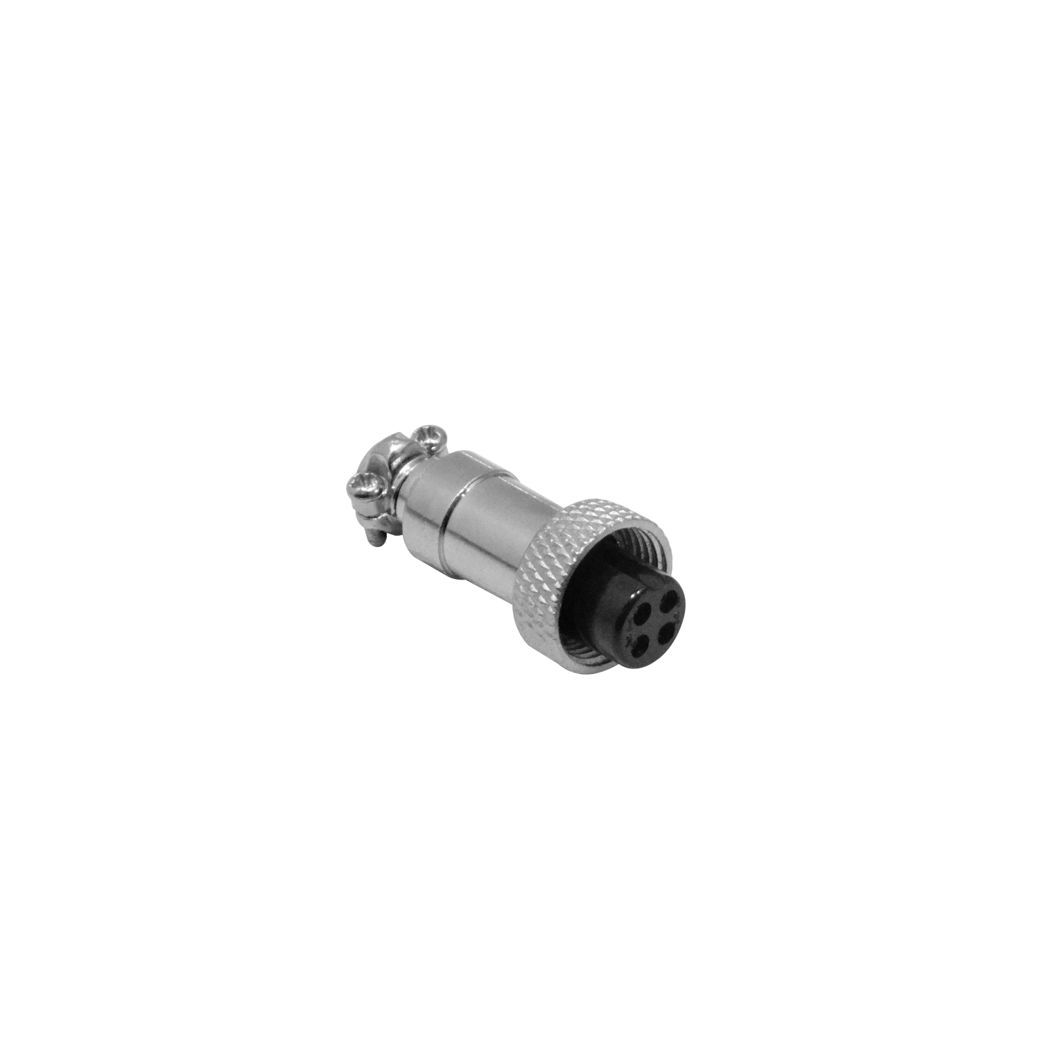 Conector GX12 Hembra Volante de 4 Pines Soldable GX12HV-4 1