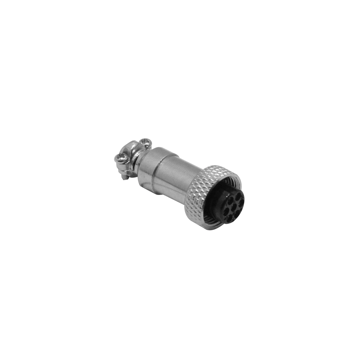 Conector GX12 Hembra Volante de 7 Pines Soldable GX12HV-7 1